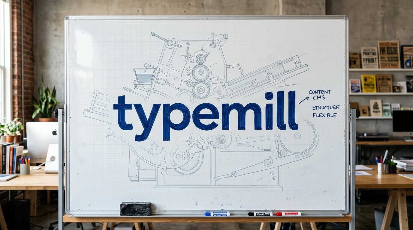 AI generated image of TypemillCMS