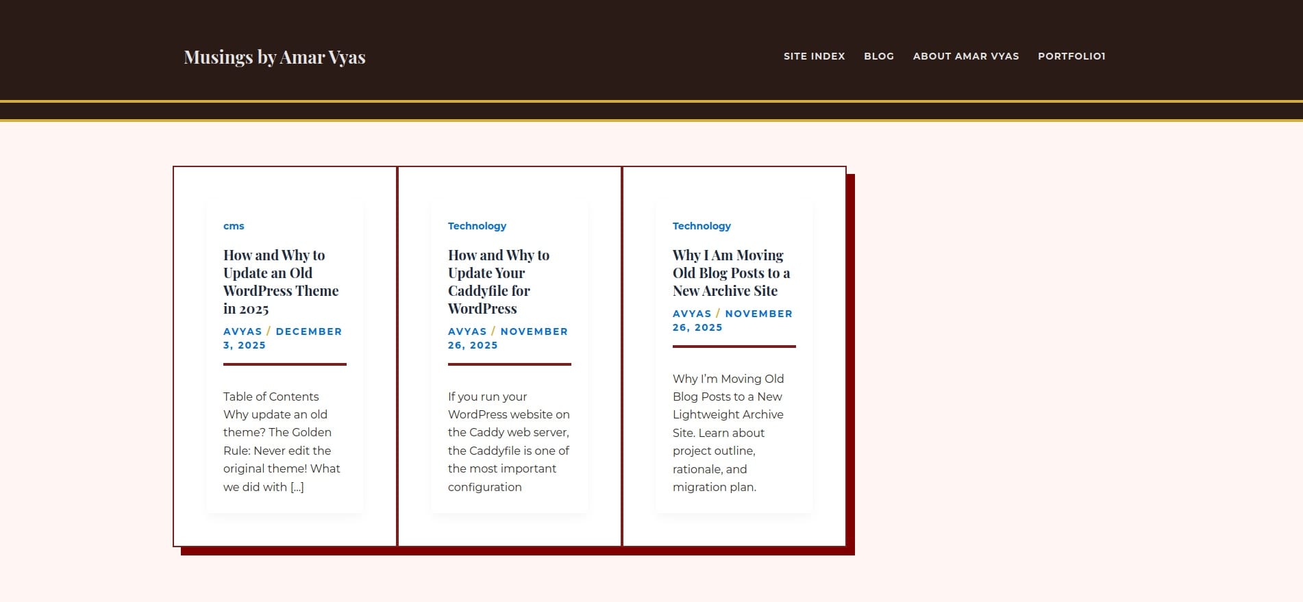 Astra theme archive page