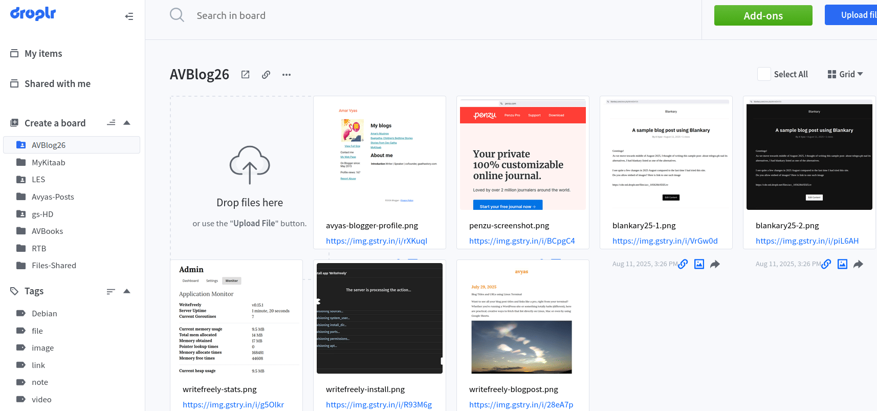 Droplr Screenshot Tool
