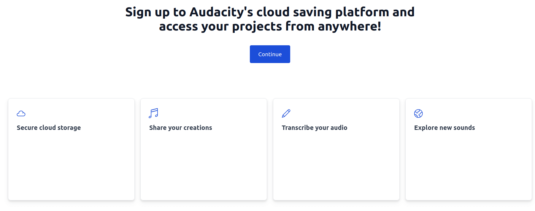 Audacity Cloud