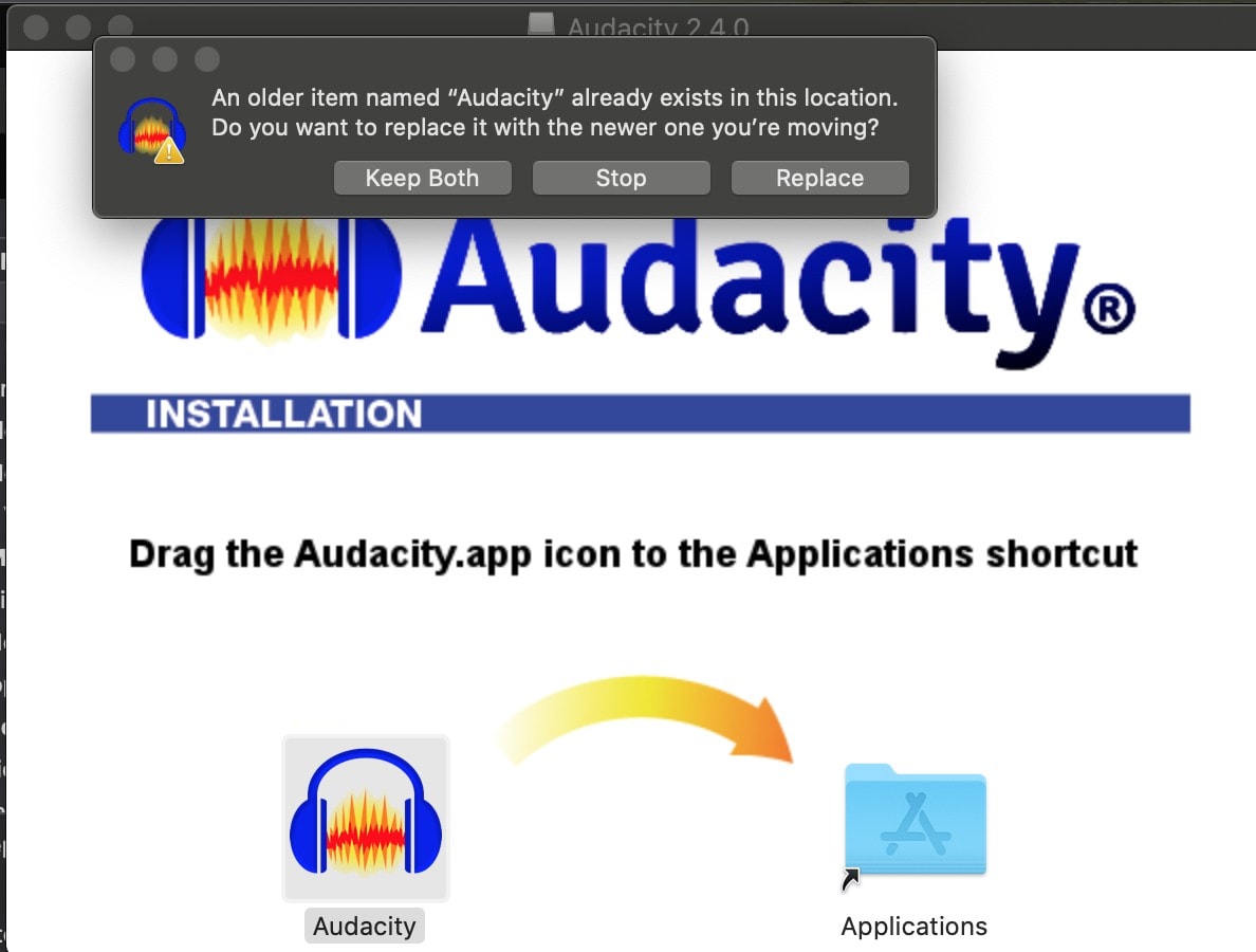 Audacity on macOS