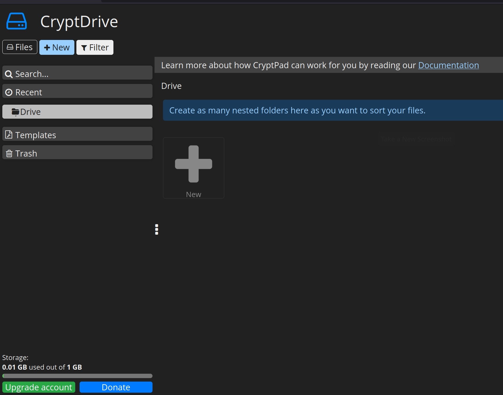 cryptdrive-interface