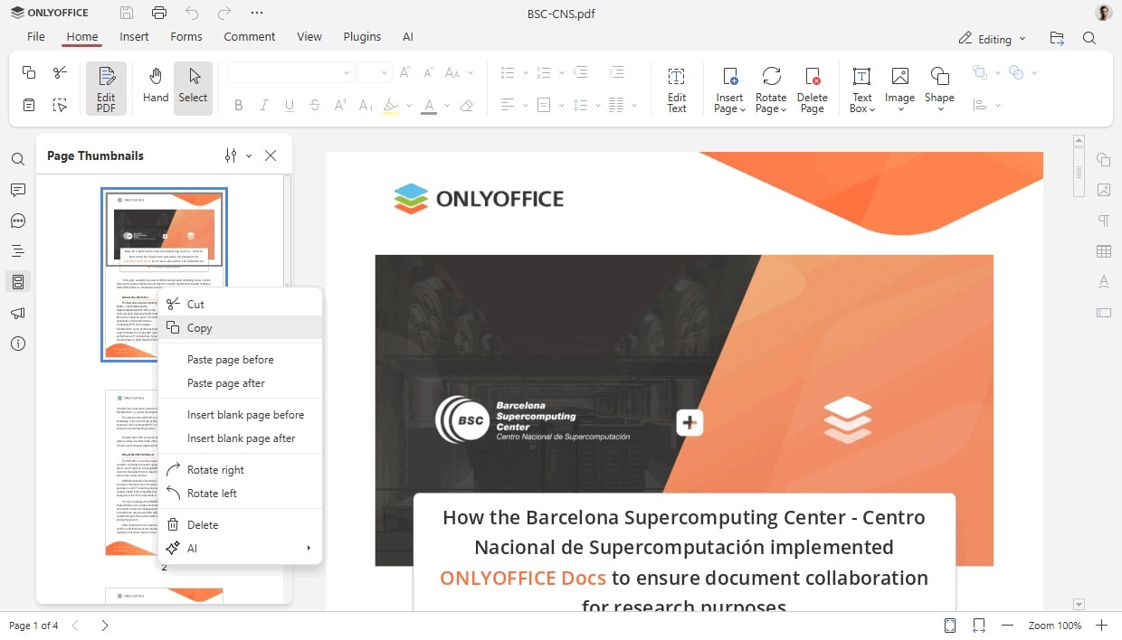 Onlyoffice Presentation