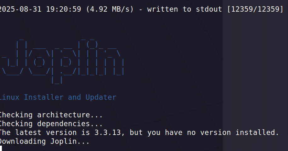 Joplin Markdown editor