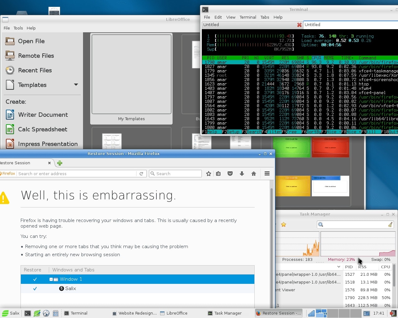 Salix Linux, for of Slackware