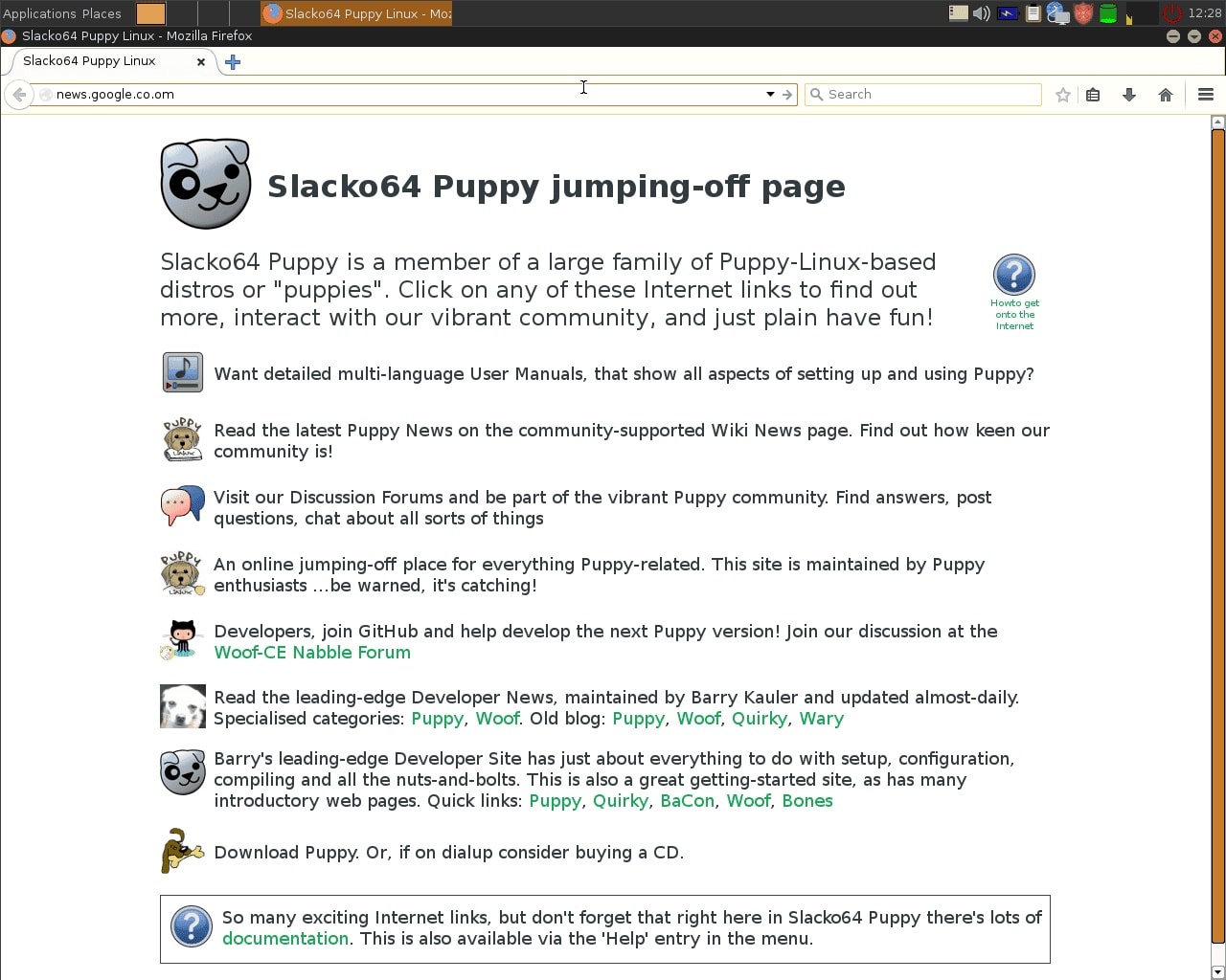 Slacko- a fork of Slackware Linux