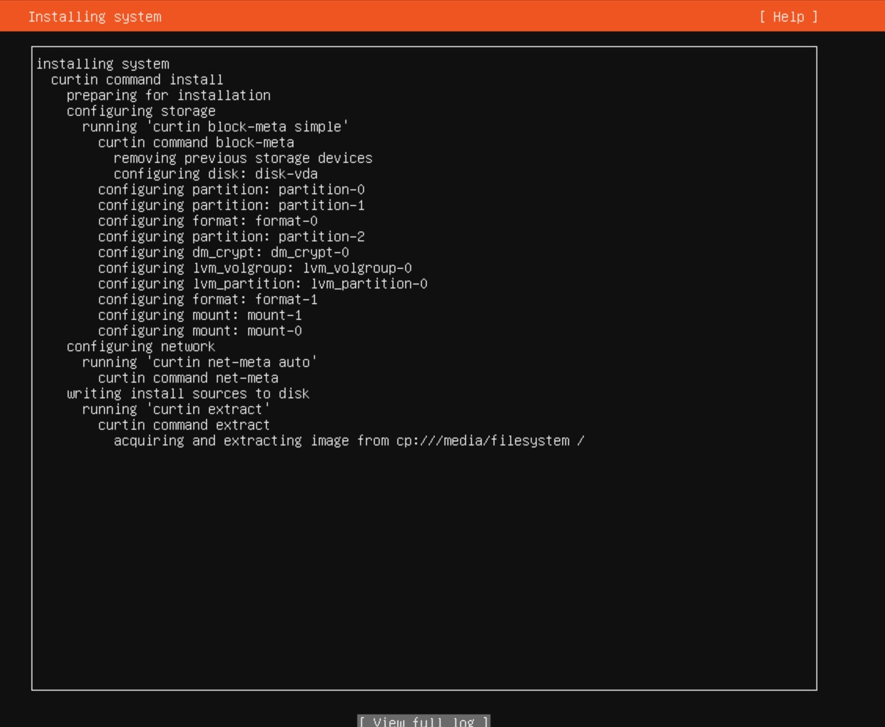 Install of Ubuntu 20.04 on VPS