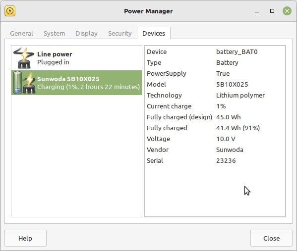 Battery Performance on Lenovo Thinkpad AMD Ryzen laptop