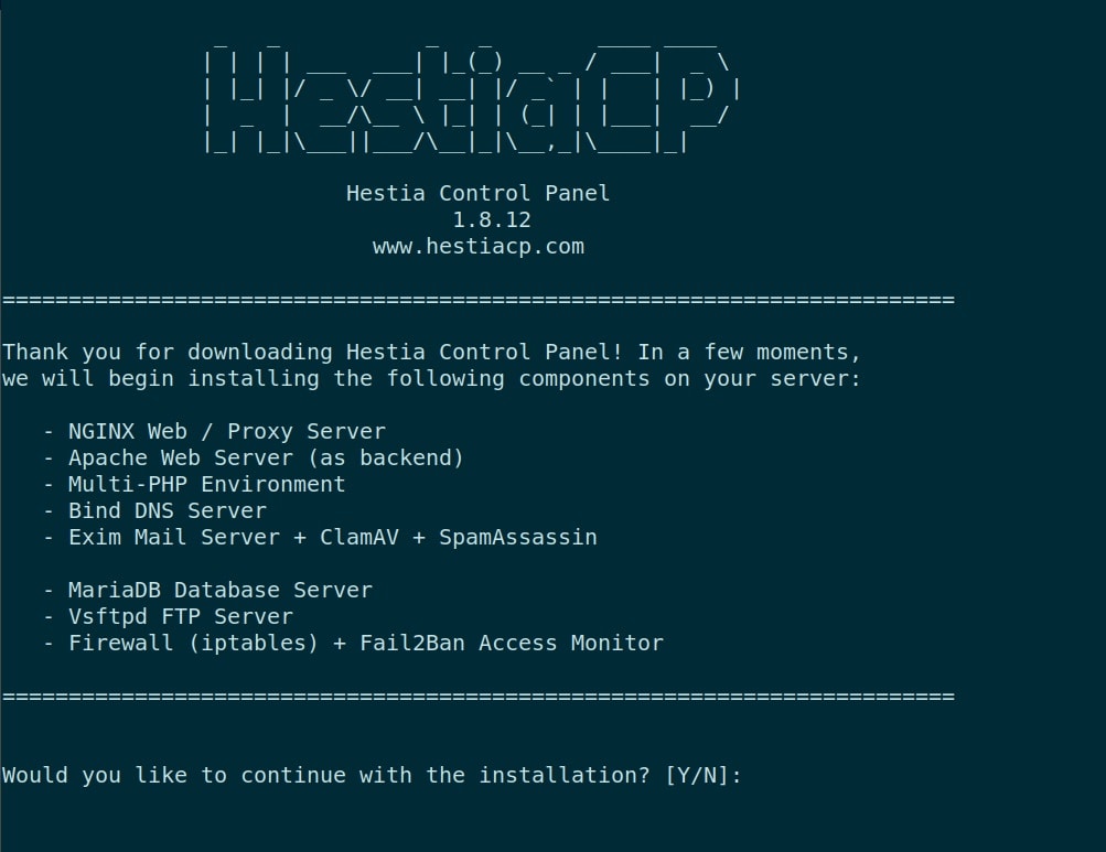 HestiaCP web template and markup editor