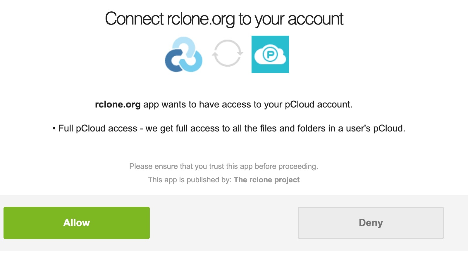 Rclone Configuration