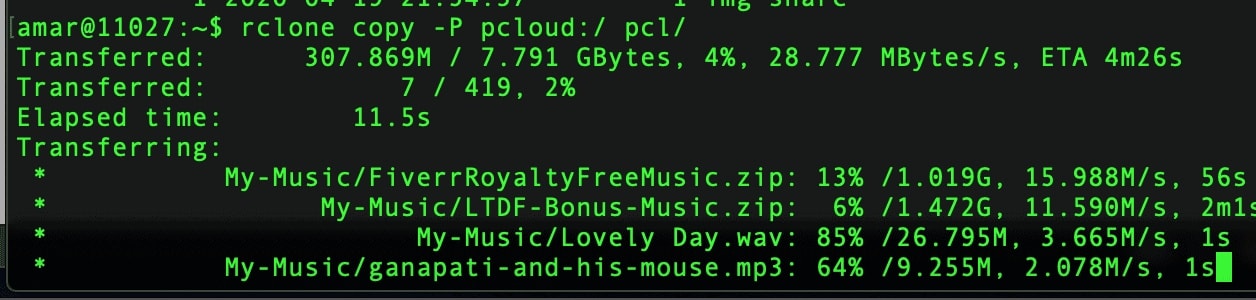 Rclone Transfer