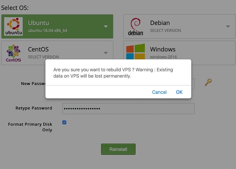 Installing Ubuntu Server using NoVNC terminal