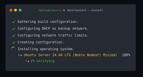 VirtFusion OS Installation