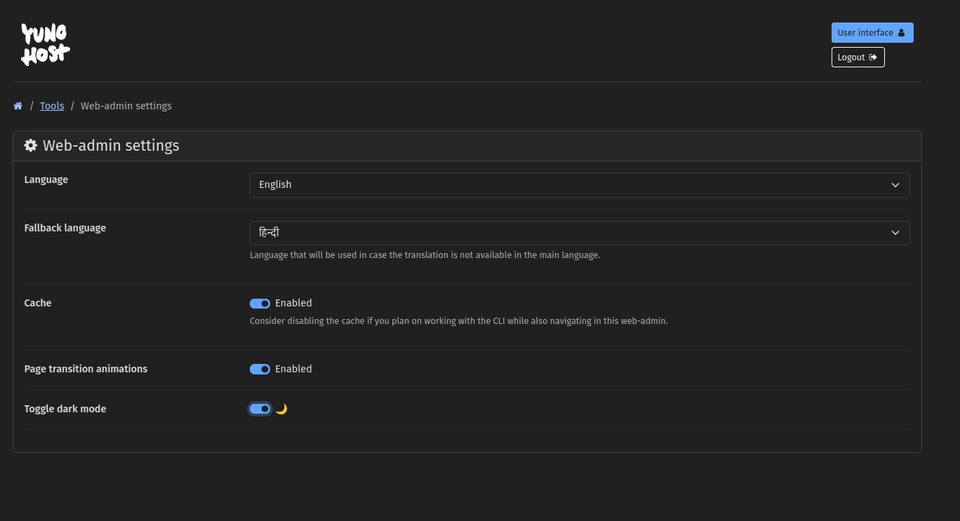 Yunohost Overview Yunohost Overview